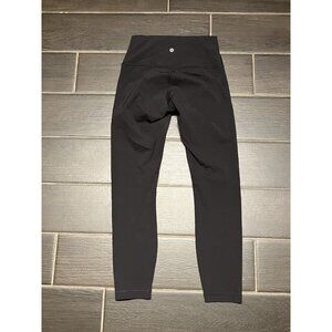 Women’s Lululemon Wunder Under High-Rise Tight Leggings 25" Lux Size 6 Black
